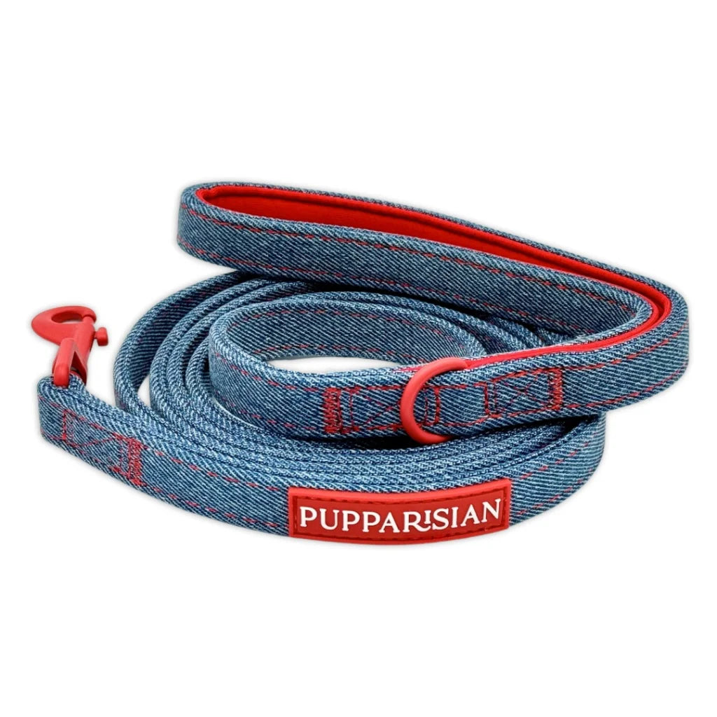 Městské vodítko pro psa – jeansové 190 cm