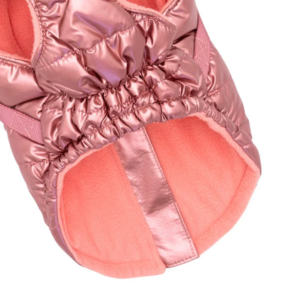 Zimní bunda pro psa 2v1 – zateplená a voděodolná - růžová