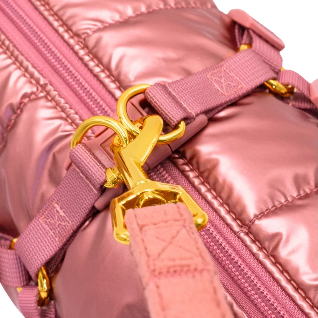 Zimní bunda pro psa 2v1 – zateplená a voděodolná - růžová