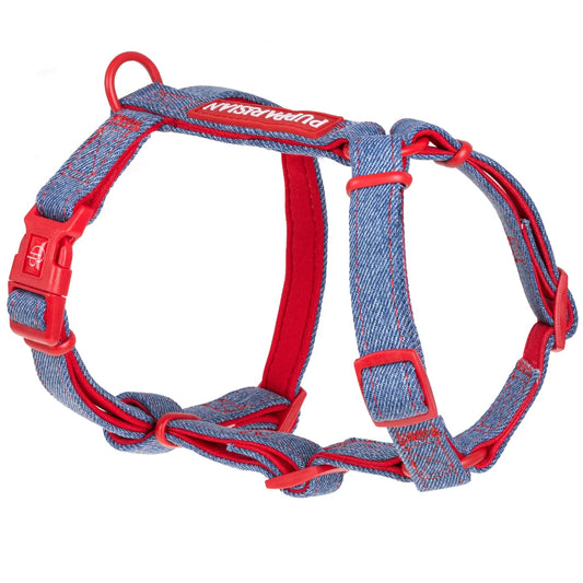 Postroj typu guard pro psa – džínový
