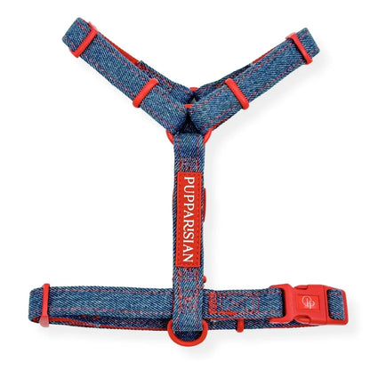 Postroj typu guard pro psa – džínový