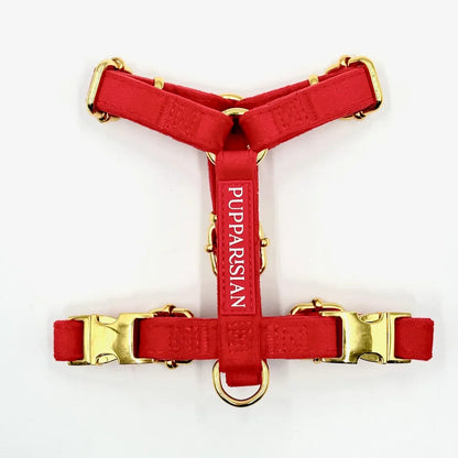 Postroj typu guard pro psa – červený
